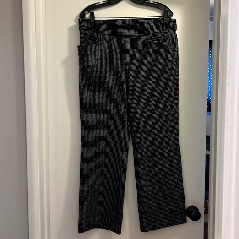 Black pull-on work trousers Lane Bryant